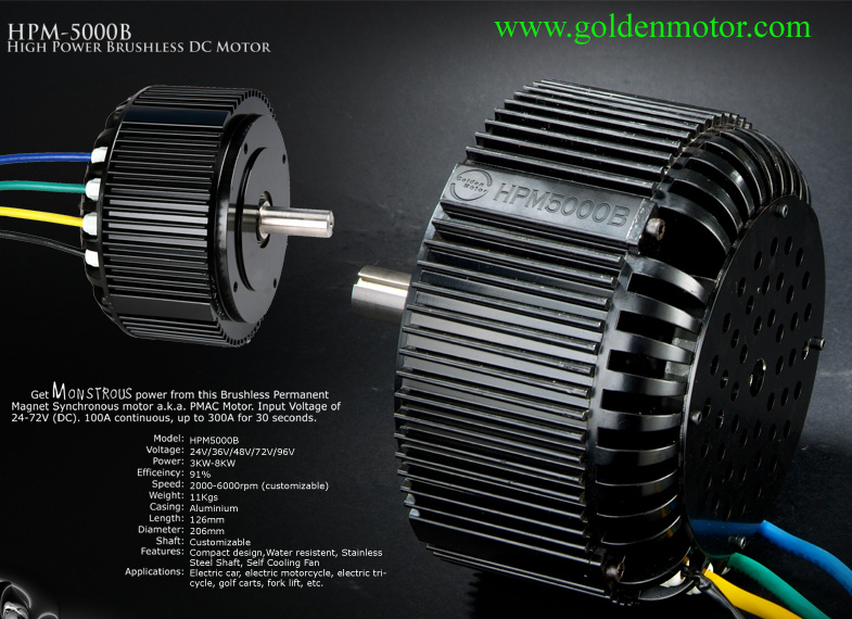 72v 5000w motor