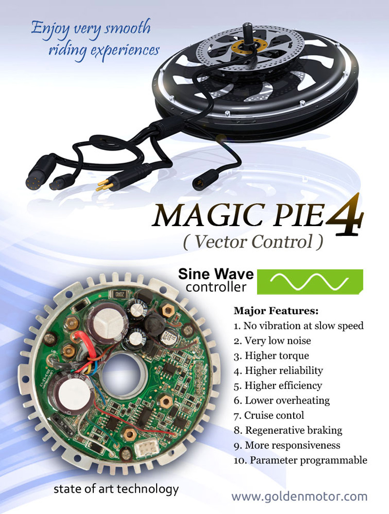 Magic pie hub store motor