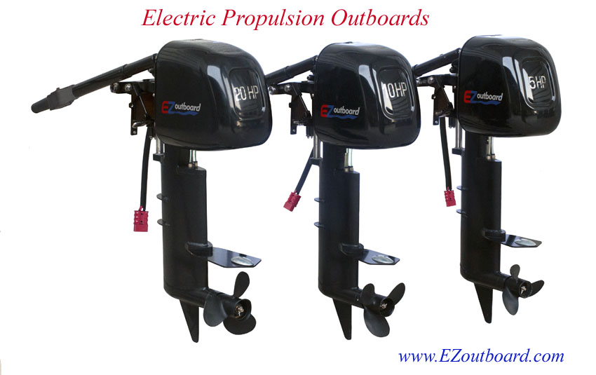 Electric propulsion outboard, EZoutboard, EZ-Outboard 